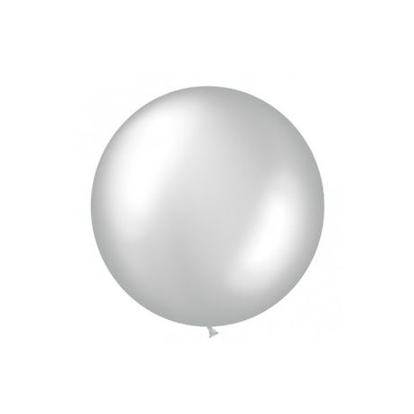 Ballon géant argenté 90 cm