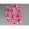 10 fleurs orchidées artificielles Rose doux