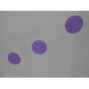 Guirlande 12 petits cercles violet