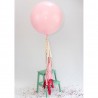 ballon géant rose doux