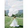 ballon géant robe de mariée