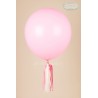 ballon géant couleur rose pale